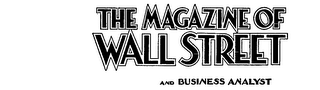 THE MAGAZINE OF WALLSTREET AND BUSINESS ANALYST logo