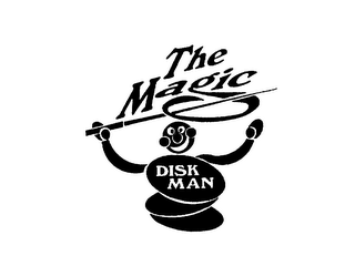 THE MAGIC DISK MAN logo