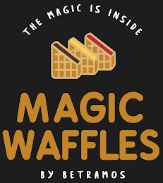 THE MAGIC IS INSIDE MAGIC WAFFLES BY BETRAMOS logo