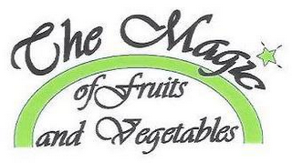 THE MAGIC OF FRUITS AND VEGETABLES logo