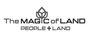 THE MAGIC OF LAND PEOPLE + LAND logo