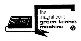 THE MAGNIFICENT GREEN TENNIS MACHINE logo