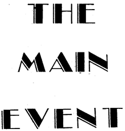 THE MAIN EVENT logo