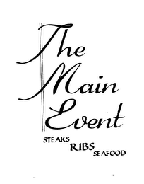 THE MAIN EVENT STEAKS RIBS SEAFOOD logo