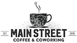 THE MAIN STREET COFFEE & COWORKING EST. 2019 logo