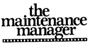 THE MAINTENANCE MANAGER logo