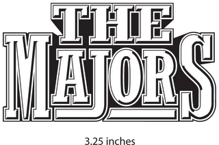 THE MAJORS 3.25 INCHES logo