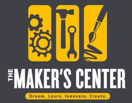 THE MAKER'S CENTER DREAM. LEARN. INNOVATE. CREATE. logo