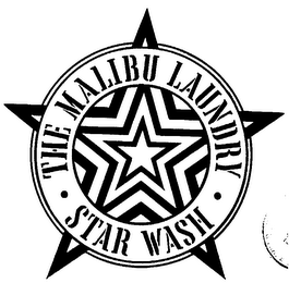 THE MALIBU LAUNDRY.STAR WASH. logo