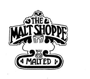 THE MALT SHOPPE MALTED logo