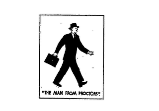 "THE MAN FROM PROCTORS" logo