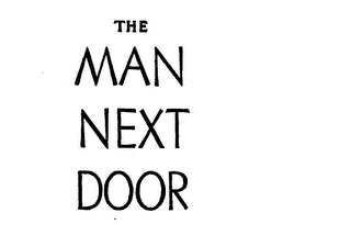 THE MAN NEXT DOOR logo