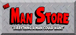 THE MAN STORE "EVERYTHING A MAN COULD WANT" logo