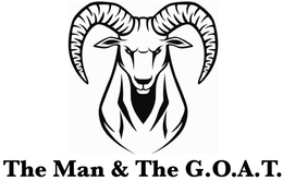 THE MAN & THE G.O.A.T. logo
