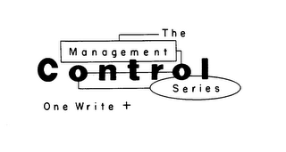 THE MANAGEMENT CONTROL SERIES ONE WRITE + logo