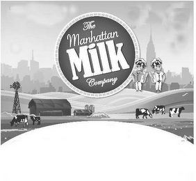 THE MANHATTAN MILK COMPANY logo
