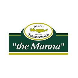 "THE MANNA" BAKERY SINCE 1948 TSATSARONAKIS logo