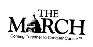 THE MARCH COMING TOGETHER TO CONQUER CANCER logo