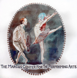 THE MARCUS CENTER FOR THE PERFORMING ARTS logo