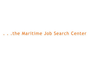 . . . THE MARITIME JOB SEARCH CENTER logo