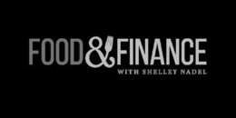 THE MARK CONSISTS OF HORIZONTALLY WRITTEN BUSINESS NAME ALL UPPER CASE CHARACTERS; "FOOD", FOLLOWED BY AMPERSAND WITH AN EXTENDED FORK; FOLLOWED BY ALL UPPER CASE CHARACTERS "FINANCE". THIS IS FOLLOWED BY ALL UPPER CASE CHARACTERS "WITH SHELLEY NADEL" DIRECTLY BELOW THE WORD "FINANCE". logo