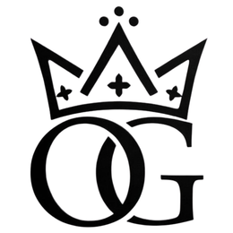 THE MARK CONSISTS OF INTERLOCKING OG LETTERS WITH A 3 POINTED CROWN logo