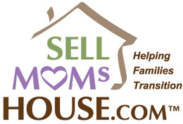 THE MARK CONSISTS OF LOGO CONSISTING OF OUTLINE OF A HOUSE AND THE WORDS SELL MOMS HOUSE.COM WITH OR WITHOUT APOSTROPHE  OR .COM AND USING A HEART SHAPE TO REPRESENT THE LETTER O IN THE WORD MOM AND ALSO USING THE PHRASE HELPING FAMILIES TRANSITION. logo
