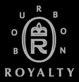 THE MARK CONSISTS OF THE STYLIZED WORDING "BOURBON ROYALTY" SURROUNDING AN OVAL DESIGN CONTAINING A STYLIZED LETTER "R" BENEATH A CROWN. THE LETTERS "B", "O", "U", "R", "B", "O", AND "N" APPEAR SPACED AROUND THE OVAL DESIGN, WITH THE WORDING "ROYALTY" APPEARING BELOW THE OVAL. logo
