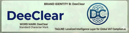 THE MARK CONSISTS OF THE WORDING “DEECLEAR” IN STANDARD CHARACTERS. THE MARK MAY ALSO BE DISPLAYED WITH A STYLIZED CIRCULAR LOGO FEATURING THE LETTERS “DC” AND A CIRCUIT-INSPIRED DESIGN. logo