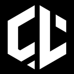 THE MARK CONSISTS OF TWO HOLLOWED-OUT TRAPEZOIDS. logo