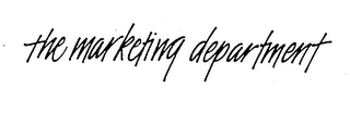 THE MARKETING DEPARTMENT logo