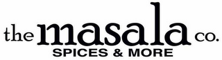 THE MASALA CO. SPICES & MORE logo