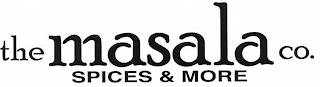 THE MASALA CO. SPICES & MORE logo