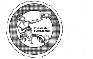 THE MASTER FURNACE MAN ELECTROL QUIET ALL ELECTRIC OIL BURNER logo