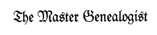 THE MASTER GENEALOGIST logo