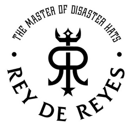 · THE MASTER OF DISASTER HATS · RR REY DE REYES logo