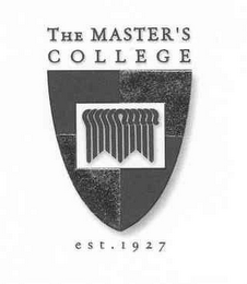 THE MASTER'S COLLEGE EST. 1927 logo