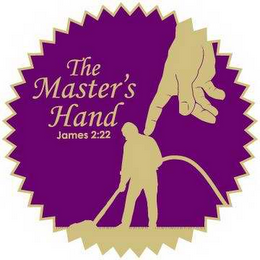 THE MASTER'S HAND JAMES 2:22 logo