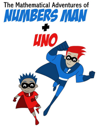 THE MATHEMATICAL ADVERTURES OF NUMBERS MAN + UNO logo