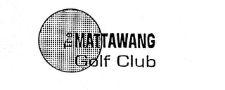 THE MATTAWANG GOLF CLUB logo