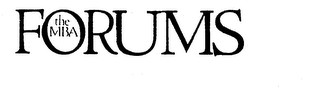 THE MBA FORUMS logo