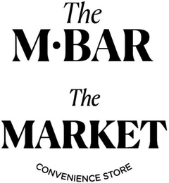 THE M·BAR THE MARKET CONVENIENCE STORE logo