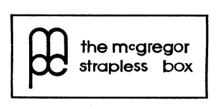 THE MCGREGOR STRAPLESS BOX MPC logo