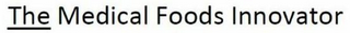 THE MEDICAL FOODS INNOVATOR logo