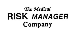 THE MEDICAL RISK MANAGER COMPANY logo