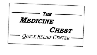 THE MEDICINE CHEST QUICK RELIEF CENTER logo