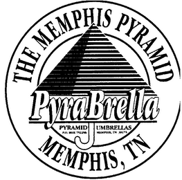 THE MEMPHIS PYRAMID PYRABRELLA MEMPHIS, TN logo