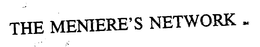 THE MENIERE'S NETWORK logo