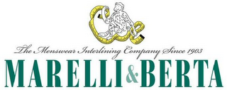 THE MENSWEAR INTERLINING COMPANY SINCE 1903 MARELLI&BERTA logo