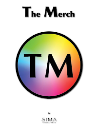 THE MERCH TM BY SIMA VISUAL ARTS logo